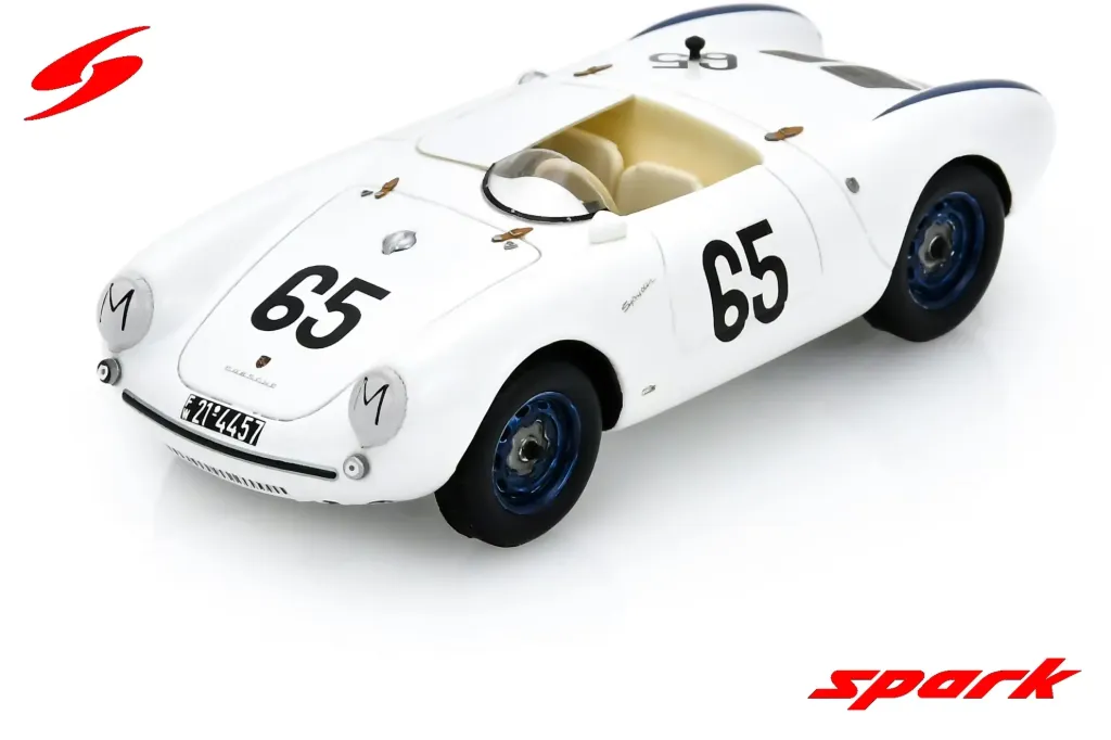 [SPK S9714] Spark : PORSCHE 550 │No.65 18th Le Mans 24H 1955 G. Olivier - J. Jeser [1/43]