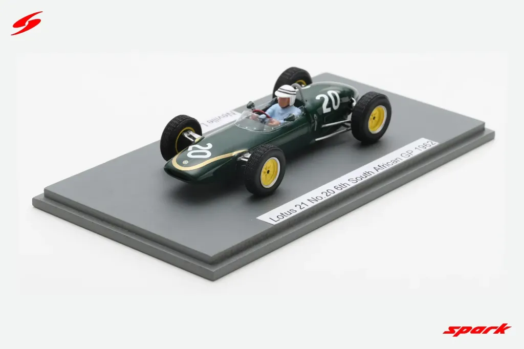 Spark : Lotus 21 No.20 6th South African GP 1962 Neville Lederle [1/43]