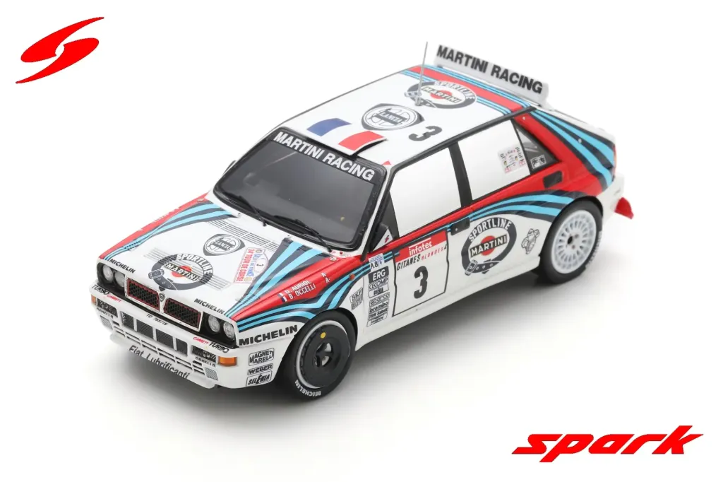 Spark : Lancia Delta HF Integrale EVO No.3 Winner Tour de Corse - Rally de France 1992 D. Auriol - B. Occelli [1/43]