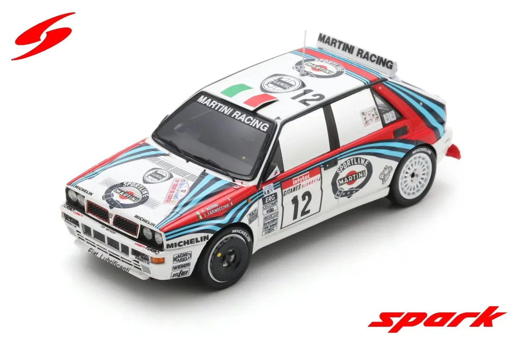 Spark : Lancia Delta HF Integrale EVO No.12 6th Tour de Corse - Rally de France 1992 A. Aghini - S. Farnocchia