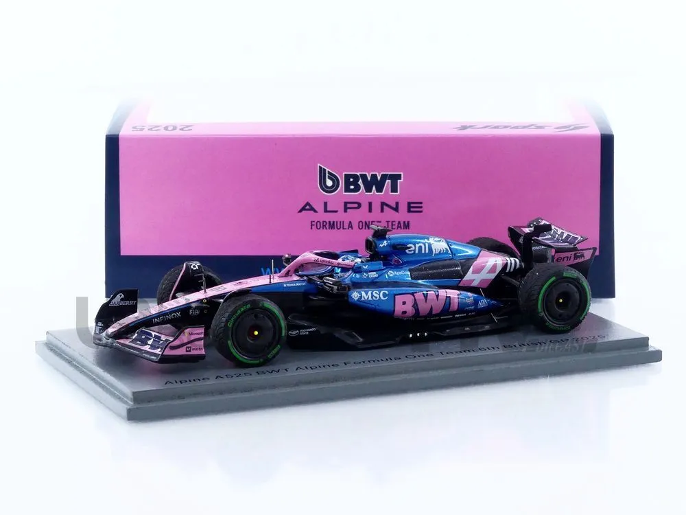 [SPK S9615] Spark : Alpine A525 No.10 BWT Alpine Formula One Team 6th British GP 2025 Pierre Gasly [1/43] [1/43]