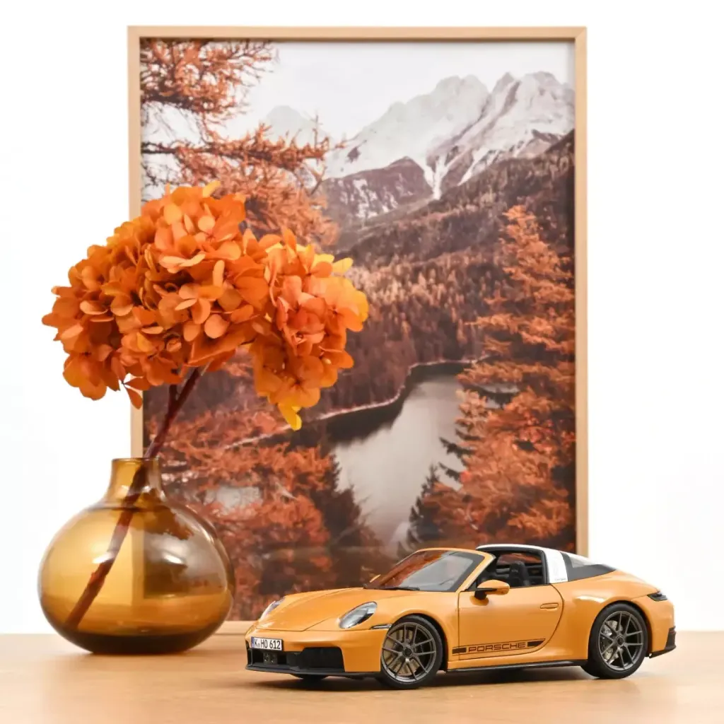 Norev : Porsche 911 Targa 4 GTS 2025 Jaune Bahama [1/18]