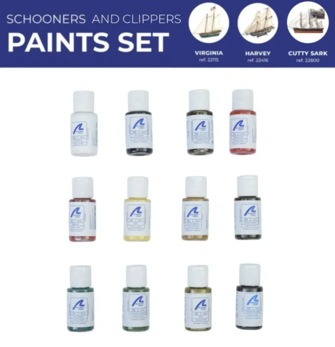Artesania : Pack Couleurs Cutty Sark - Virginia - Harvey
