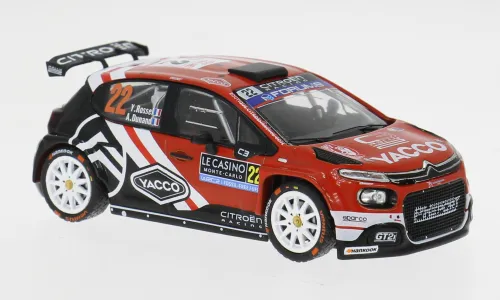 [IXM RAM975A.22] Ixomodels : Citroen C3 Rally2, WRC, Rally Monte Carlo Winner WRC2 2025, #22, Y.Rossel/A.Dunand