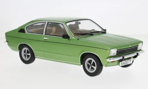 Modelcar : Opel Kadette C Coupe Vert métal 1975 [1/18]