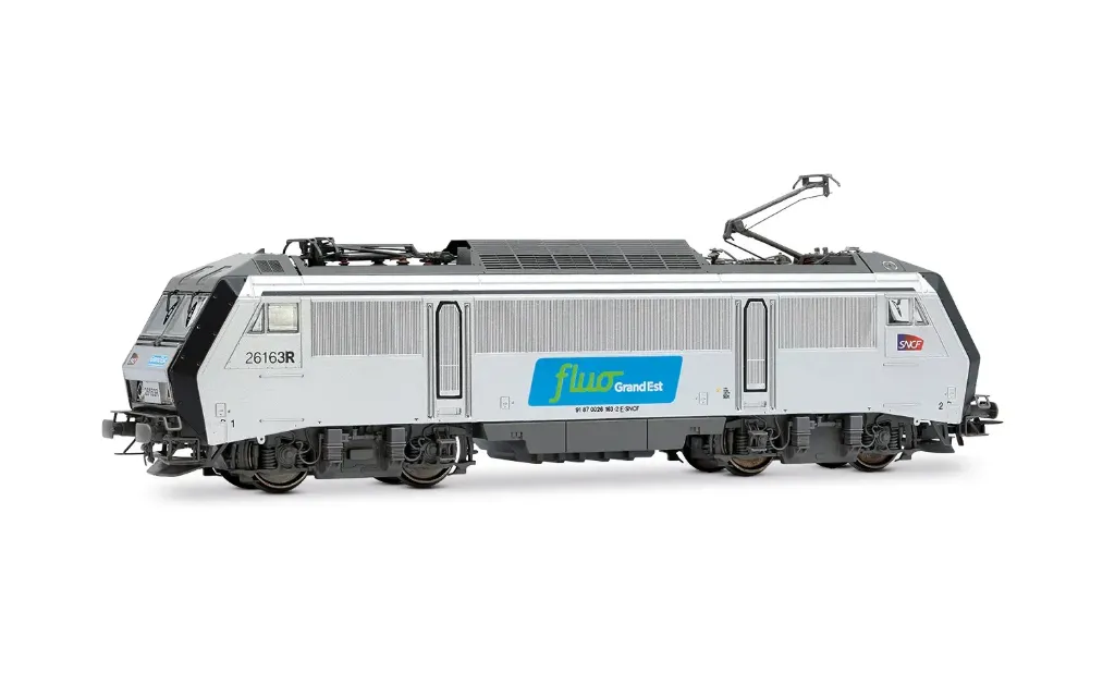 Jouef : Locomotive électrique BB26163R Fluo Grand Est SNCF DCC Sound Epoque VI