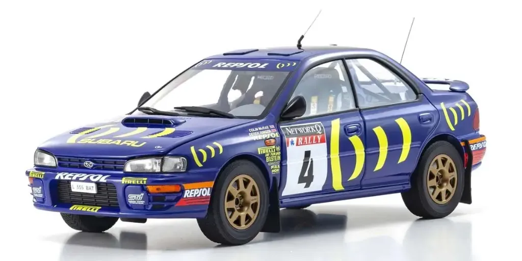 [KYO 08962A] Subaru Impreza │ #4 - Colin McRae Winner RAC 1994 [1/18]
