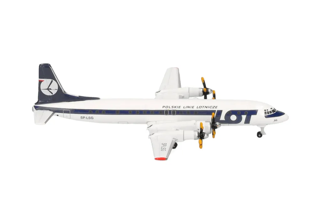 Herpa : LOT Polish Airlines Ilyushin IL-18 (late colors) - SP-LSG