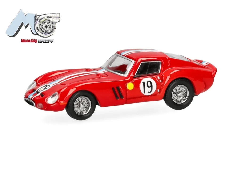 MicroCity : Voiture Ferrari 250 GTO "19", rouge [1/87 - HO]