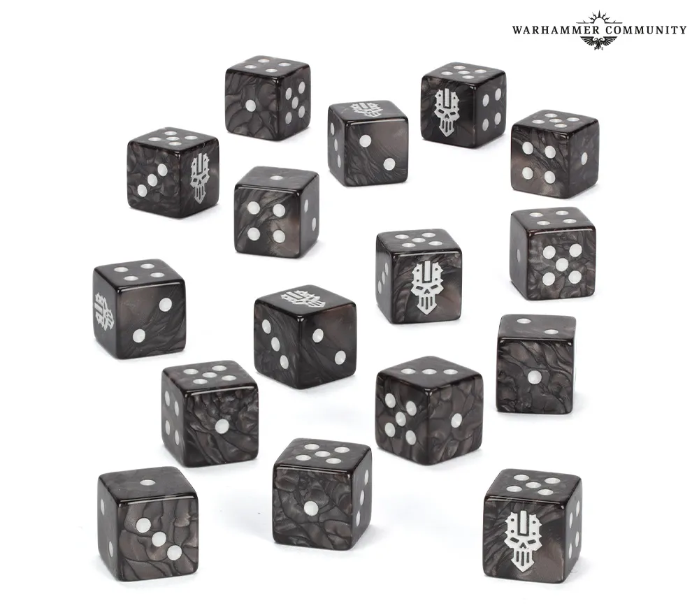 [GAW 42-17] Iron Warriors : Set de dès V10 │ Warhammer 40.000