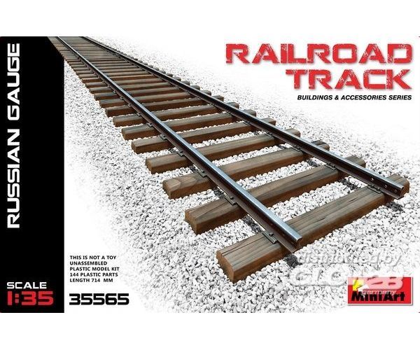 Miniart : Railroad Track Russian Gauge