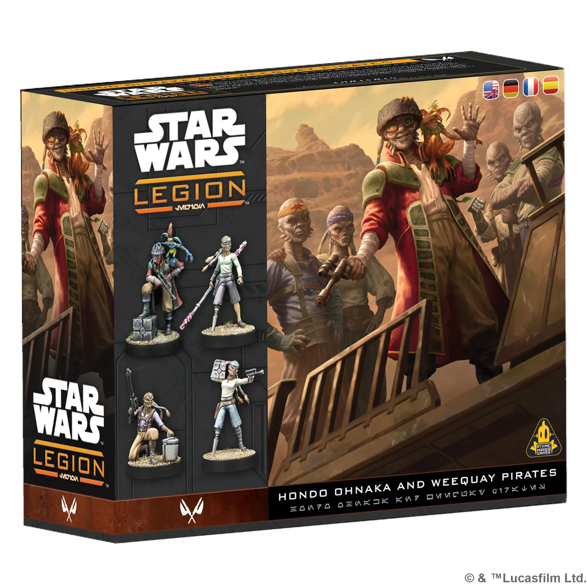 [AMG SWQ45ML] Mercenaires : Hondo Ohnaka & Weequay Pirates  [Multi-Langue] │ Star Wars LEGION