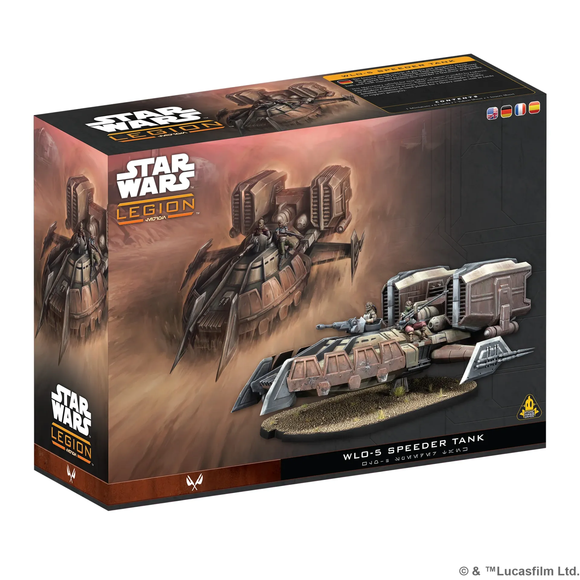 [AMG SWQ59ML] Mercenaires : WL0-5 Speeder Tank  [Multi-Langue] │ Star Wars LEGION