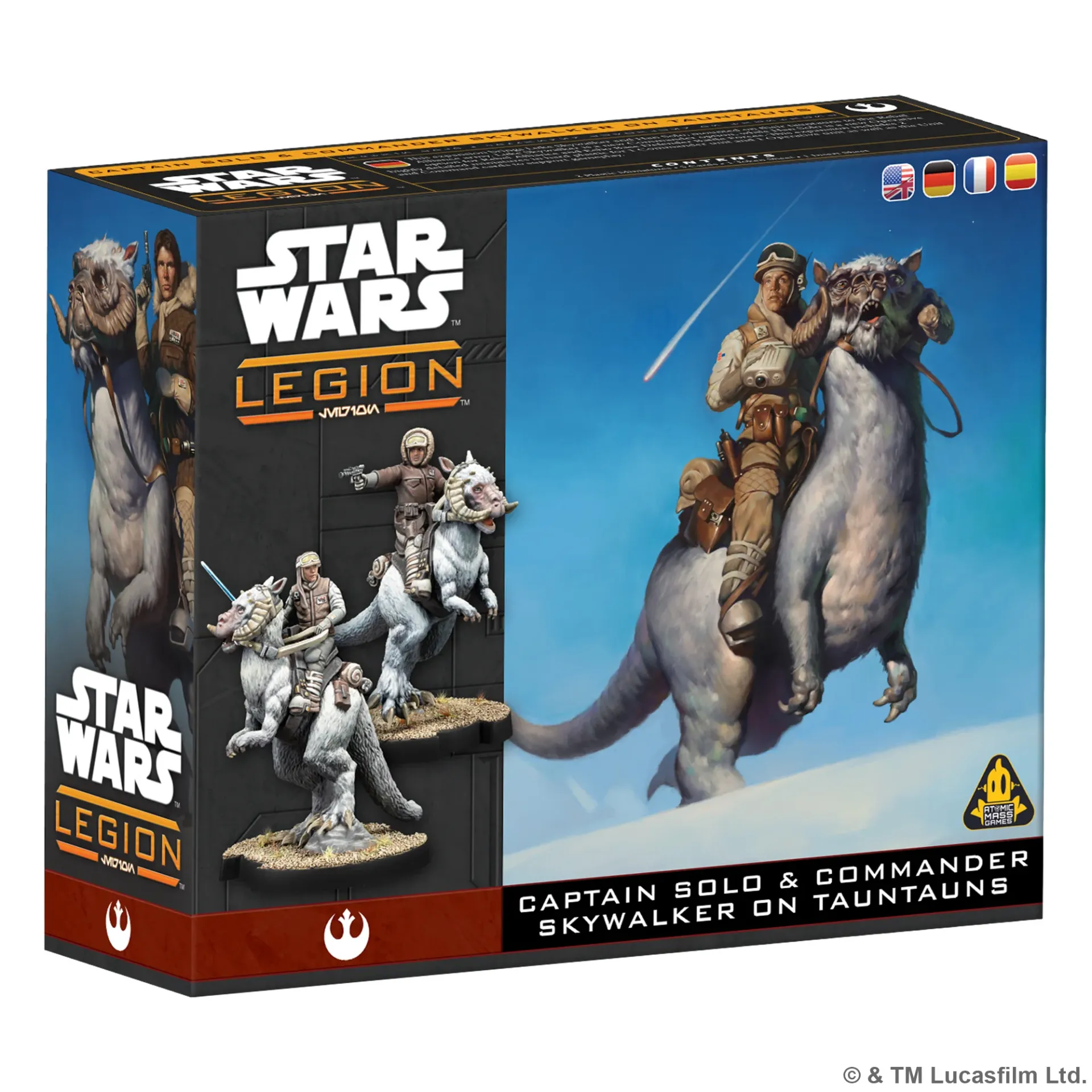 [AMG SWQ41ML] Alliance Rebelle : Han Solo & Luke Skywalker on Tauntauns  [Multi-Langue] │ Star Wars LEGION