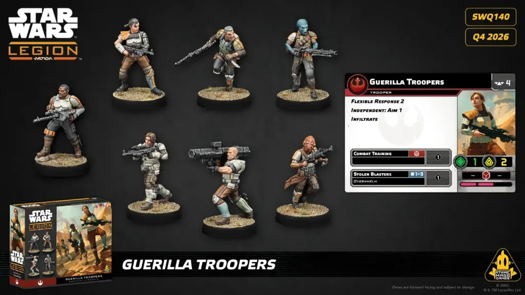 [AMG SWQ140ML] Empire Galactique : Guerilla Troopers  [Multi-Langue] │ Star Wars LEGION