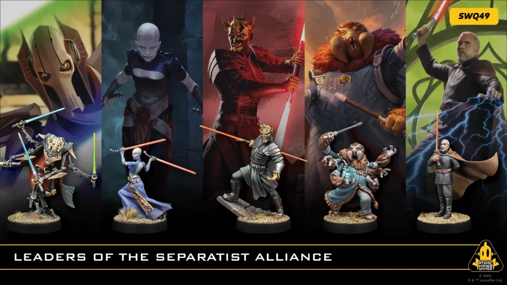 [AMG SWQ49ML] Alliance Séparatiste : Leaders of the Separatist Alliance  [Multi-Langue] │ Star Wars LEGION
