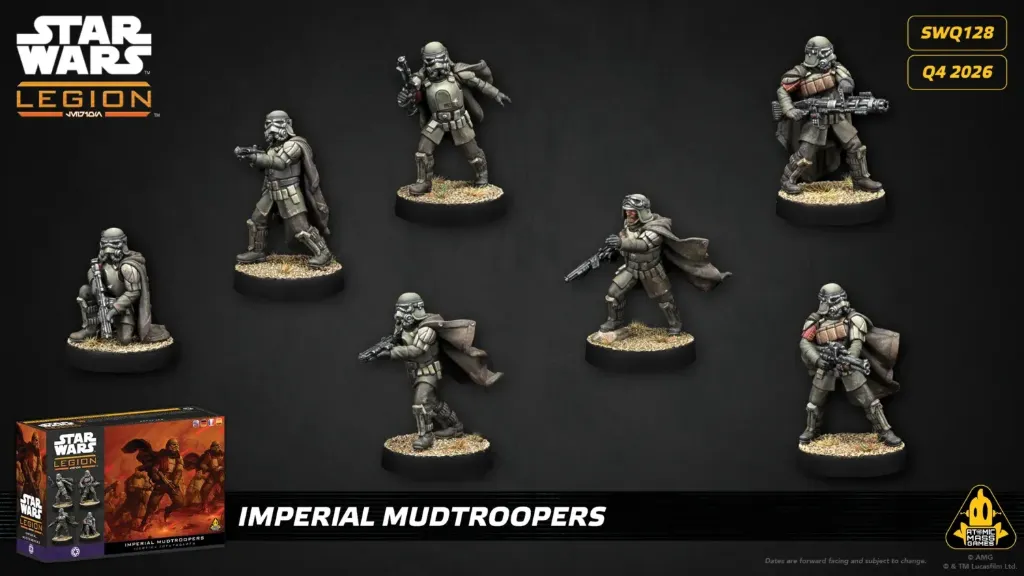 [AMG SWQ128] Empire Galactique : Imperial Mud Trooper  [Multi-Langue] │ Star Wars LEGION