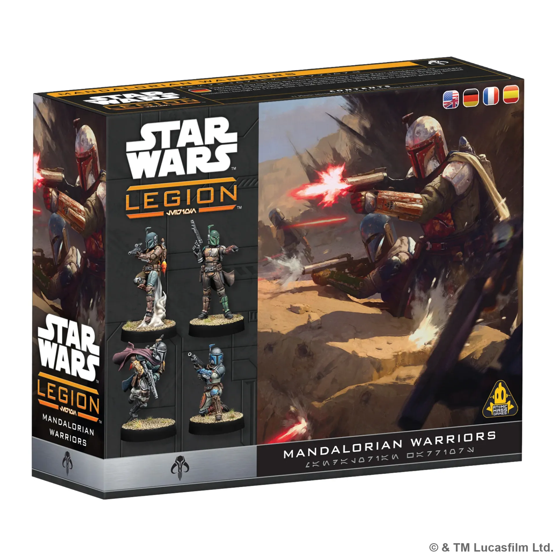 [AMG SWQ81] Star Wars Legion: Mandalorian Warriors - Reissue │ Ref. SWQ81