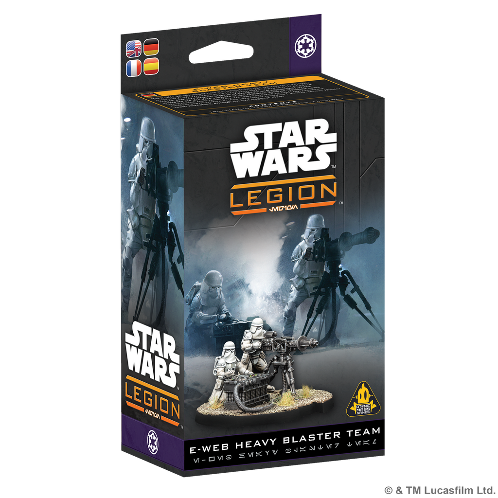 [AMG SWQ206ML] Empire Galactique : E-Web Heavy Blaster Team  [Multi-Langue] │ Star Wars LEGION