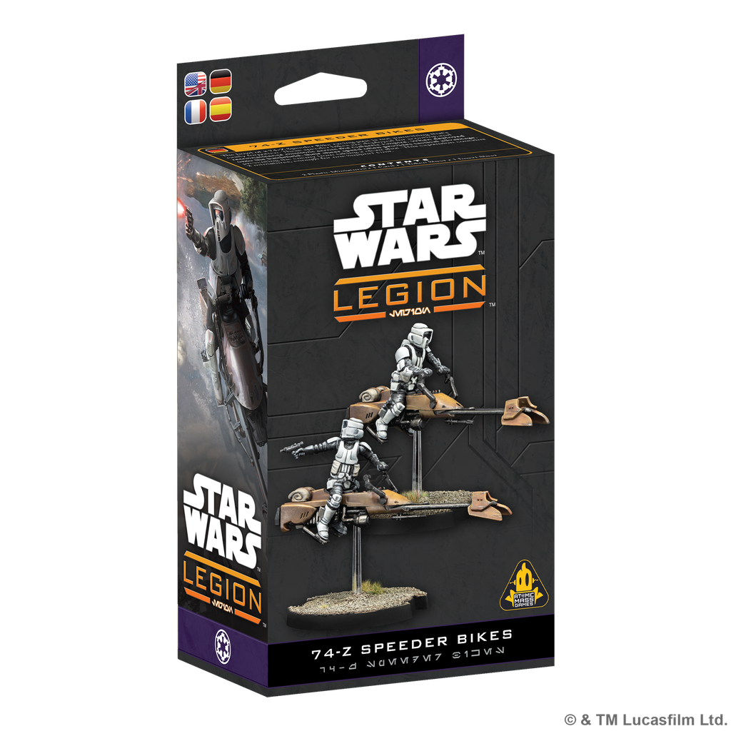 [AMG SWQ207ML] Empire Galactique : 74-Z Speeder Bike [Multi-Langue] │ Star Wars LEGION