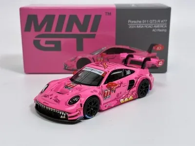 Truescale : Porsche 911 GT3R n°77 2024 Imsa Road America Ao Racing [1/64]