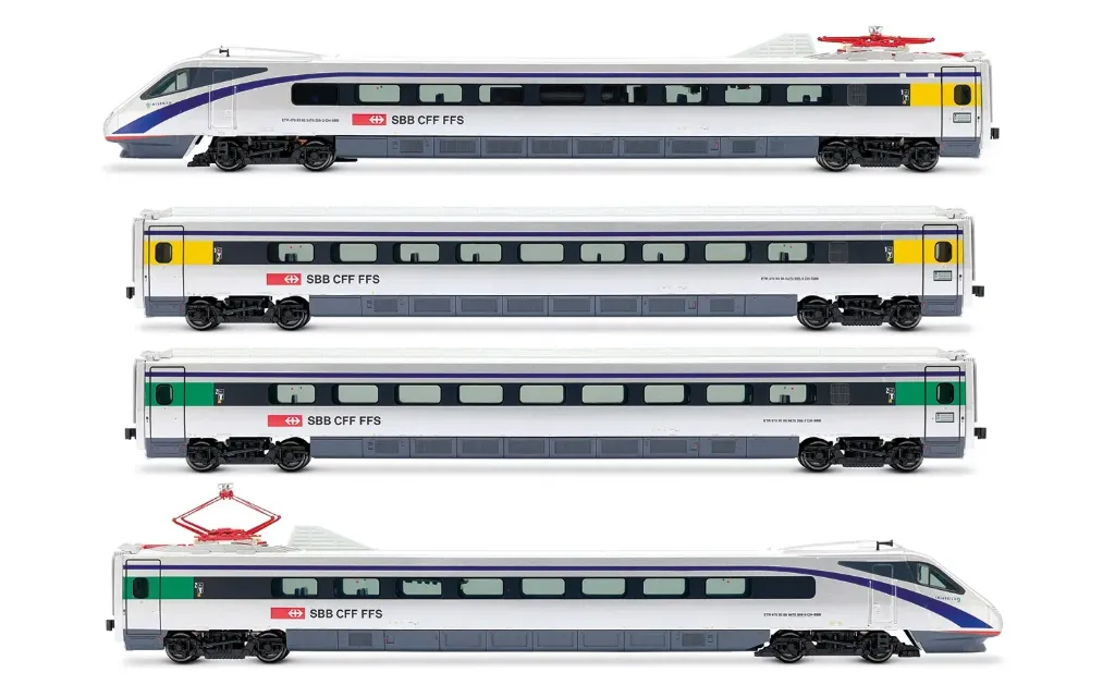 [RIA HR2964S] Rivarossi : ETR 470 4 éléments n°9 Insubrico DCC Sound SBB Epoque VI