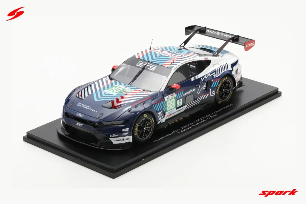 [SPK 18S1053] Spark : Ford Mustang Lmgt3 │ #88 - Giorgio Roda - Proton Competition • 24h Le Mans 2024 [1/18]