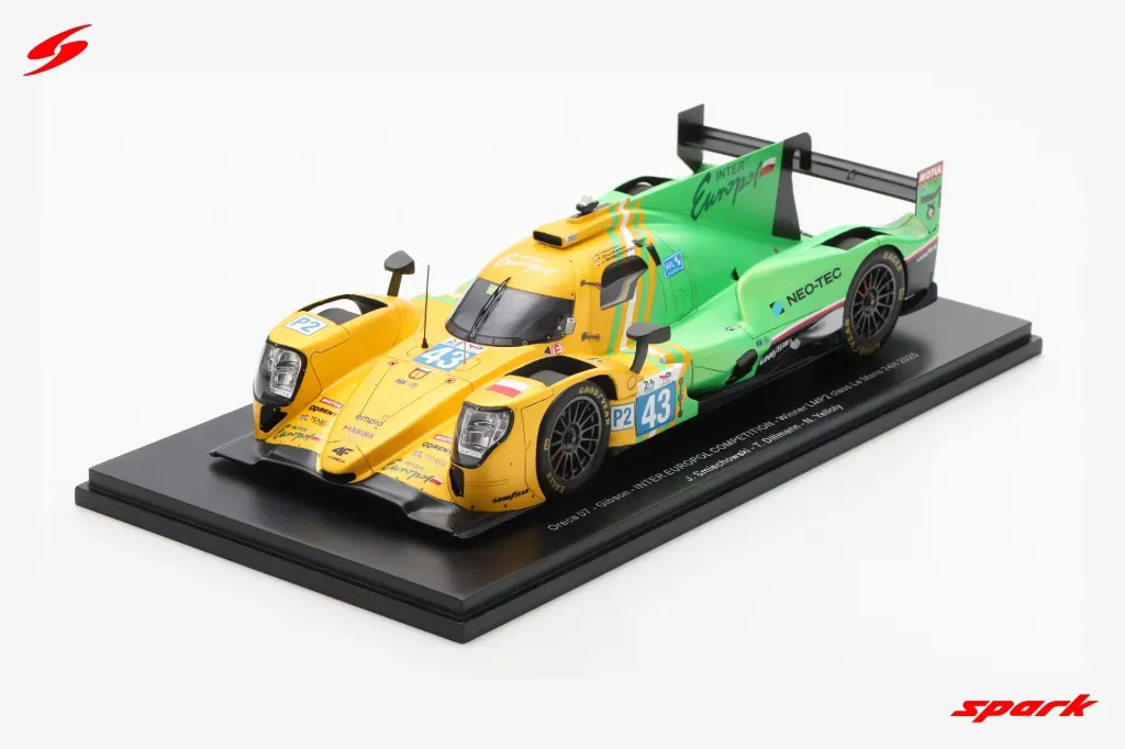Spark : Oreca 07 Gibson │ #43 - Vladislav Lomko - Inter Europol Competition • Winner 24h Le Mans 2024 [1/18]