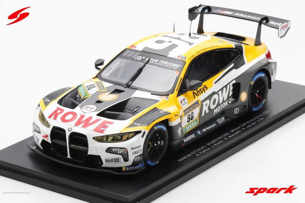Spark : Bmw M4 Gt3 Evo │ #98 - Marco Wittmann - Rowe Racing • Winner 24h Nürburgring 2025 [1/18]