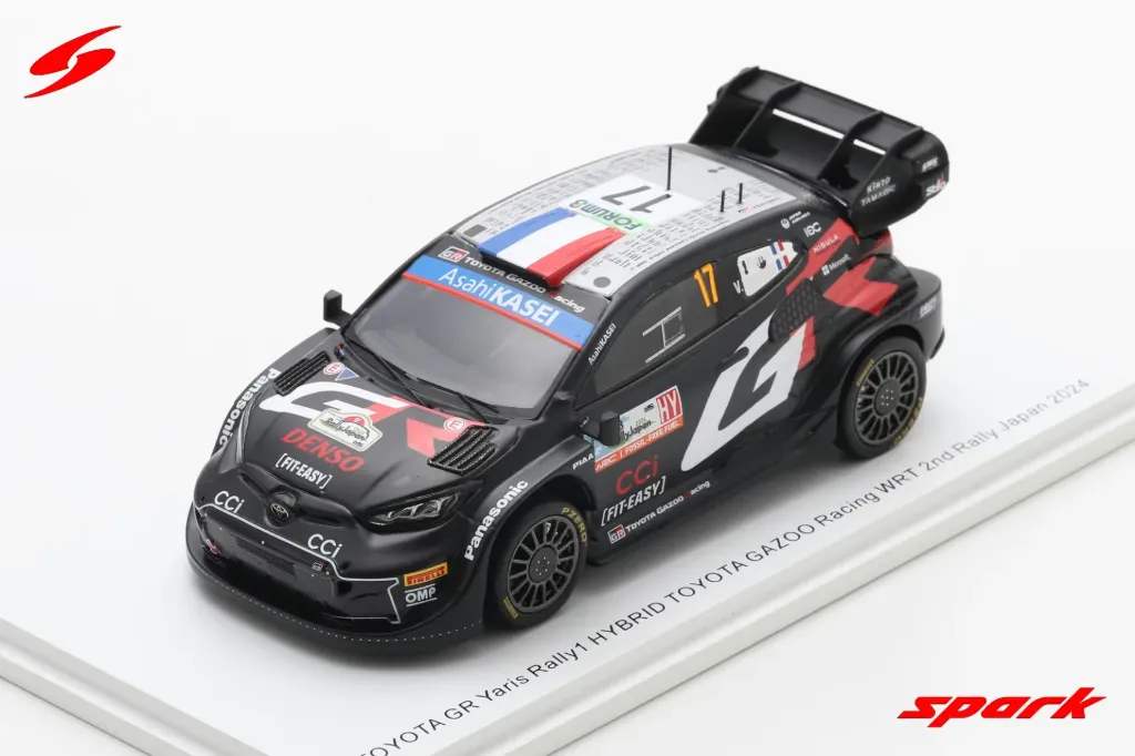 Spark : Toyota Gr Yaris Rally1 Hybrid │ #17 - Sébastien Ogier - Toyota Gazoo Racing Wrt • 2024 [1/43] [1/43]