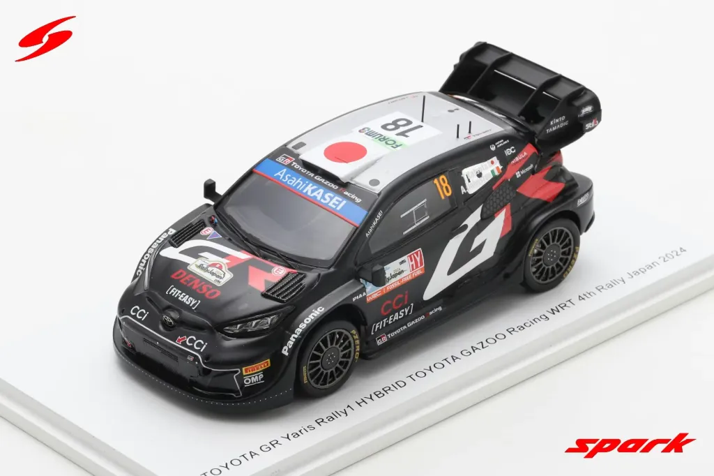 Spark : Toyota Gr Yaris Rally1 Hybrid │ #18 - Takamoto Katsuta - Toyota Gazoo Racing Wrt • 2024 [1/43] [1/43]