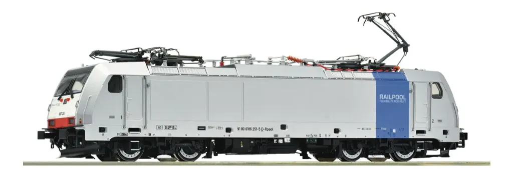 Roco : Locomotive électrique BR 186 251 Railpool AC Sound DB Epoque VI