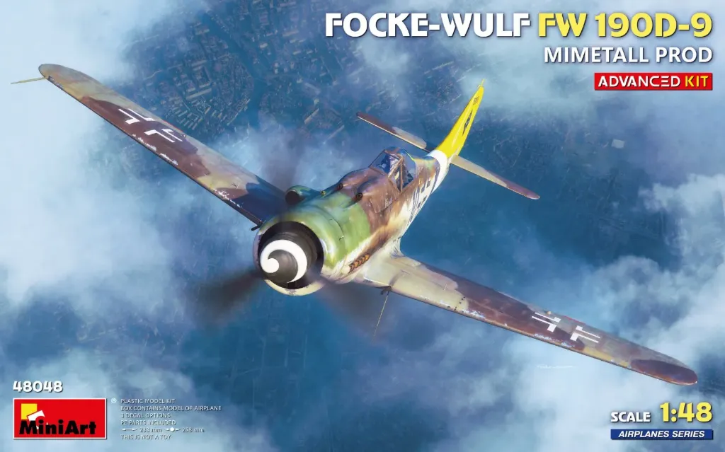 [MNT 48048] Miniart : Focke-Wulf 190D-9 Mimetall Prod. [1/48]