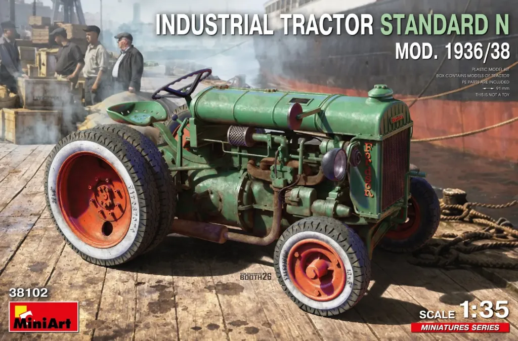 [MNT 38102] Miniart : Industrial Tractor Standard N Modele 1936/38 [1/35]