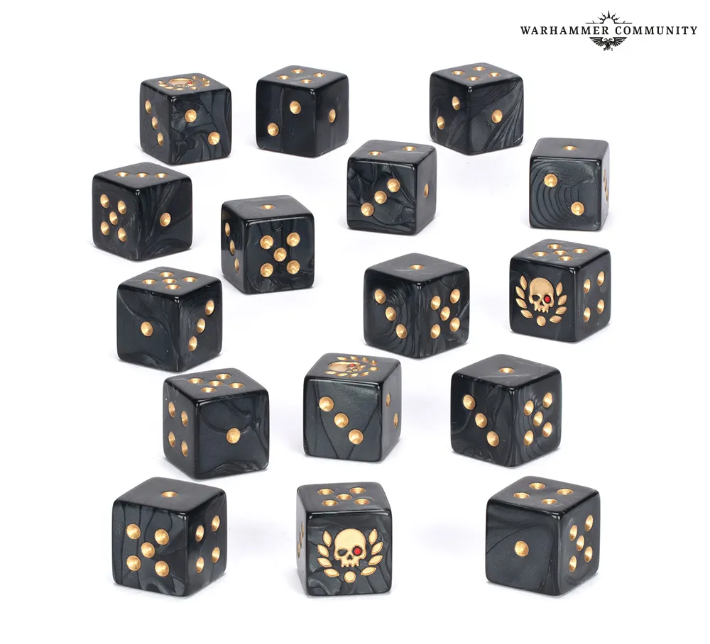 [GAW 47-83] Astra Militarum : Dice Set  "Commissar Yarrick" │ Warhammer 40.000