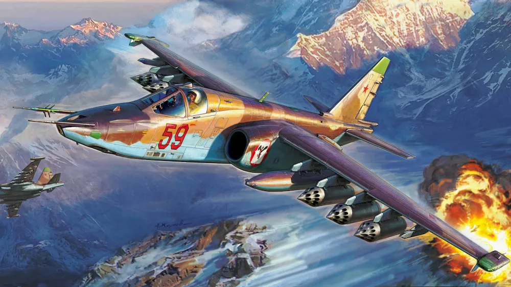 Zvezda :  Russian Star Fighter SU-25 Frogfoot [1/72]