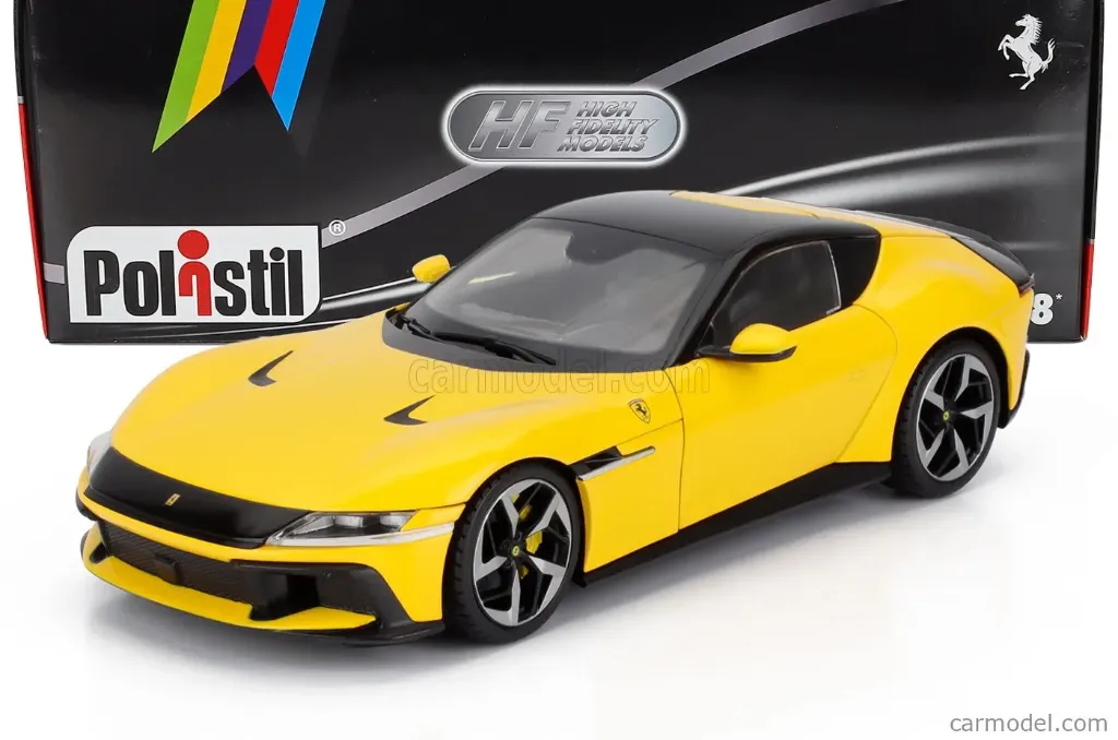Polistil : Ferrari 12cylindre Jaune [1/18]