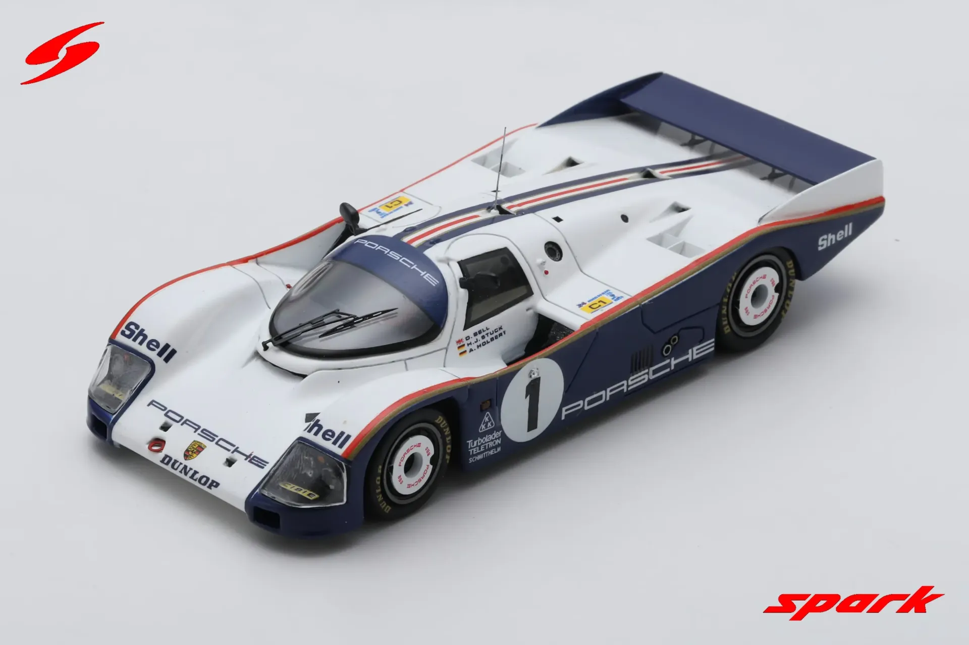 [SPK 43LM86] Spark : Porsche 962C n°1 Winner Le Mans 1986 Stuck-Bell-Holbert (1/43)