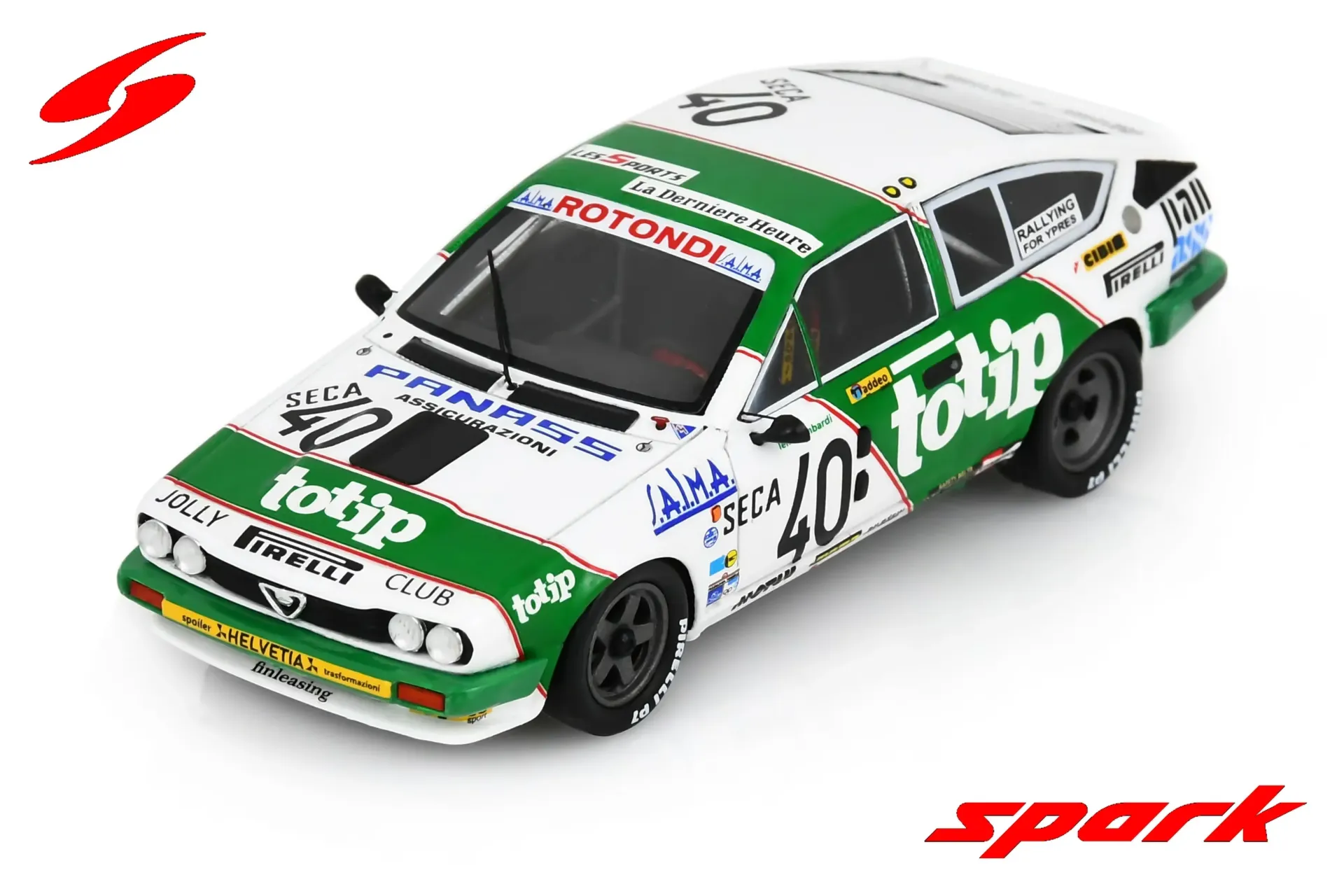 [SPK SB544] Spark : Alfa Romeo GTV6 No.40 24H Spa 1983 L. Lombardi - G. Naddeo - R. Marrazz (1/43)
