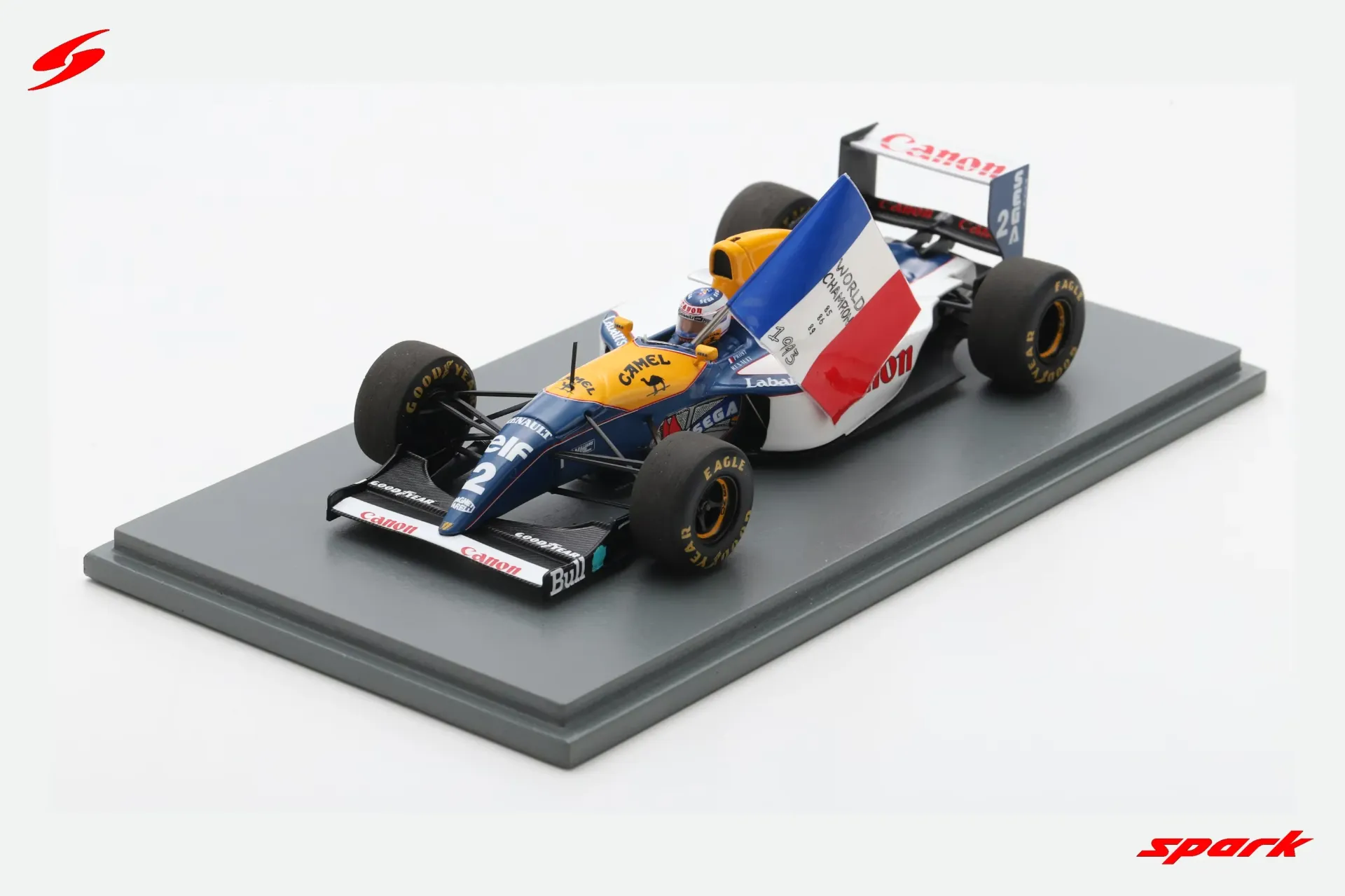[SPk S7477] Spark : Williams FW15C No.2 2nd Portugal GP 1993 Alain Prost (1/43)