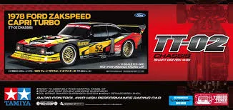 [TRC 47526] Tamiya : Châssis TT-02 Ford Capri Zakspeed Turbo Mampe