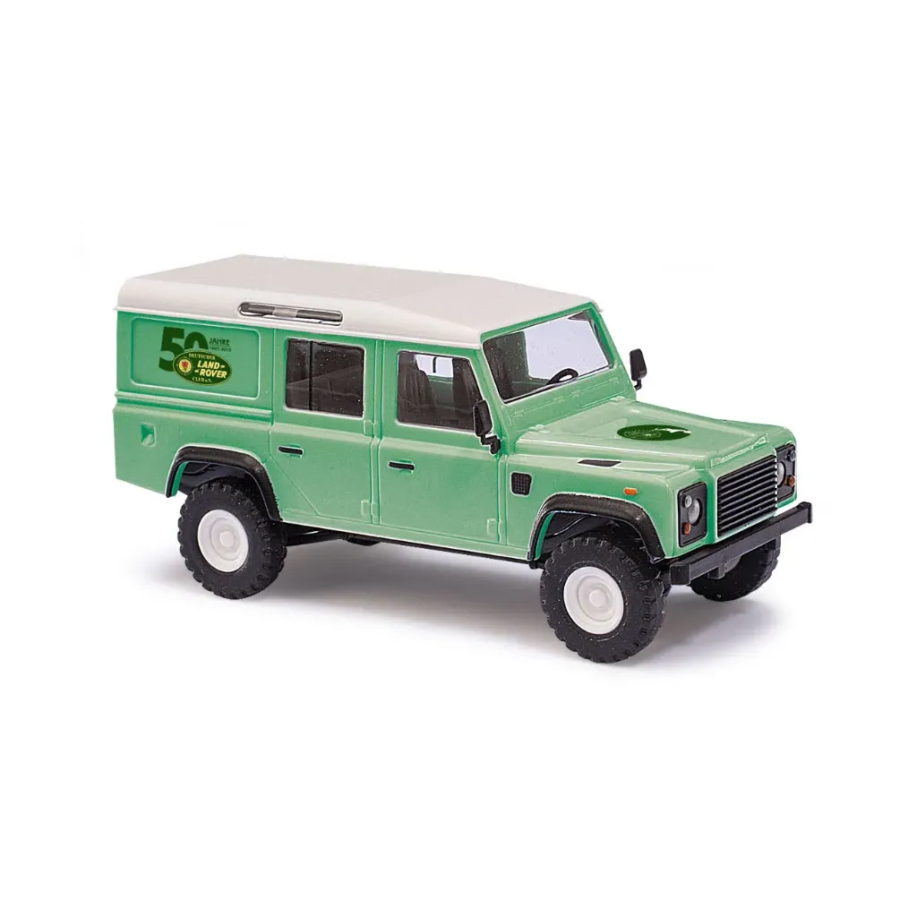 Busch : Land Rover Defender 50 Ans Land Rover (1/87)