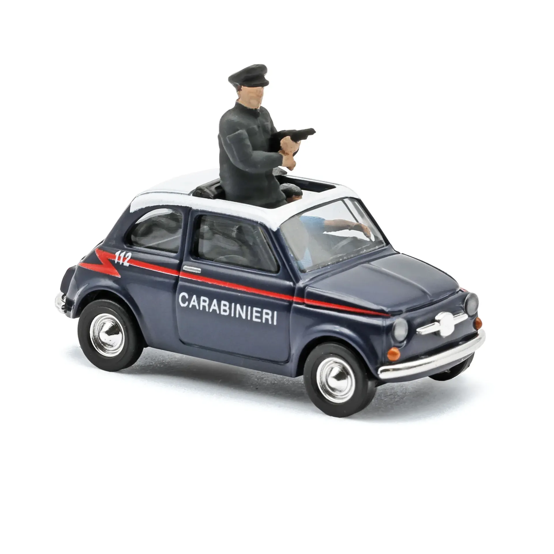 [BUS 48738] Busch : Fiat 500 Carabinieri (1/87)