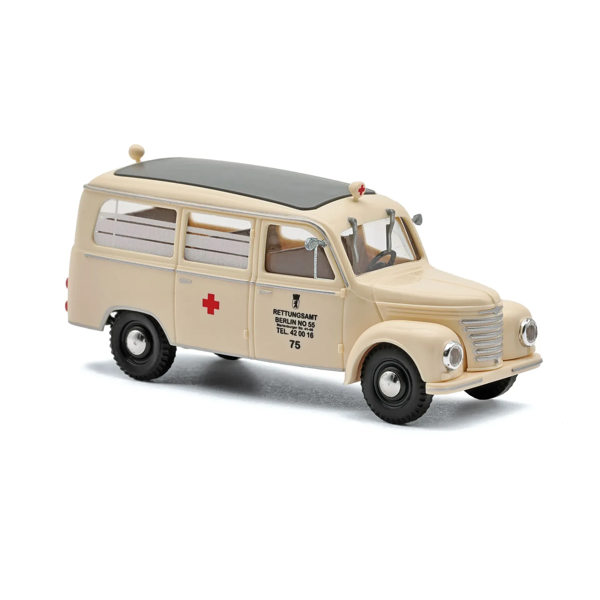 [BUS 51266] Busch : Framo V901/2 Bus, Krankenwagen Rettungsamt Berlin (1/87)