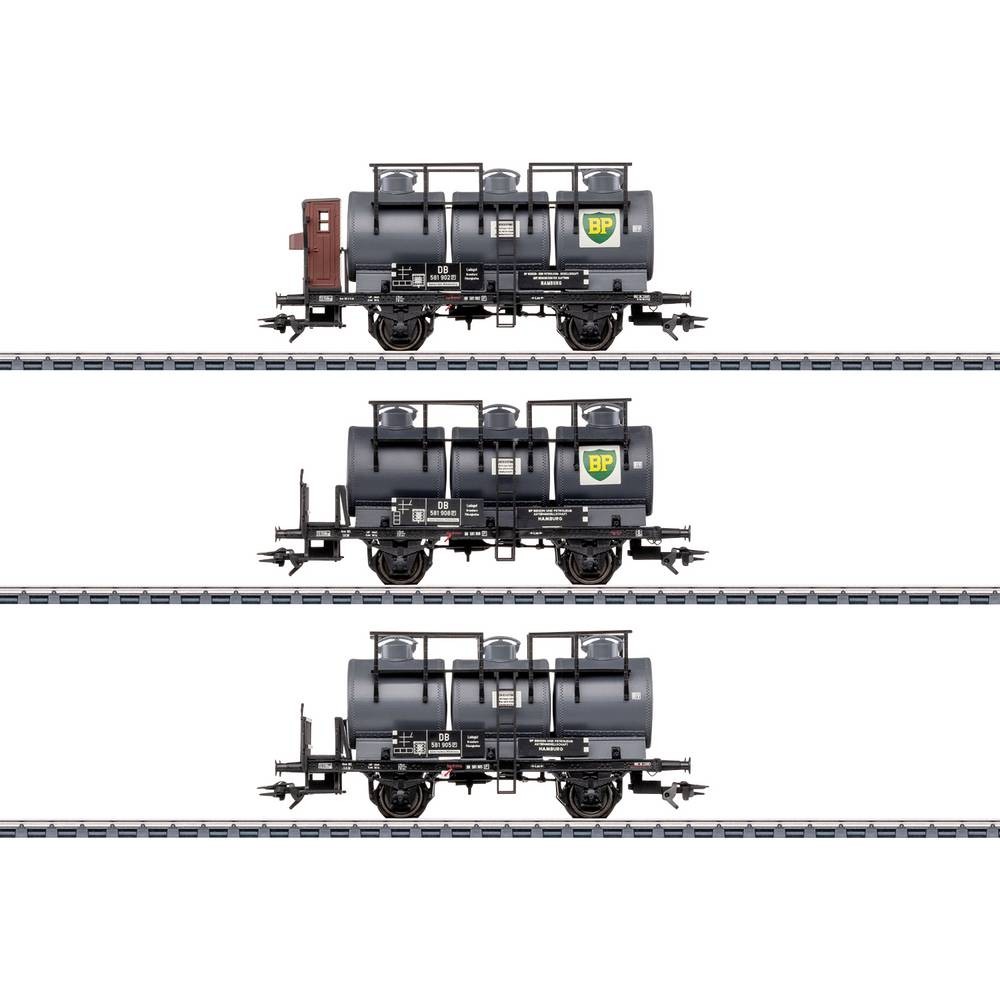 Marklin : 3 Wagon Citerne BP DB AC Epqoue III (1/87)