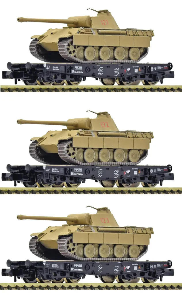 [FLE 845606] Fleischmann : Wagon porte char 'Panther" DB DC Epoque III