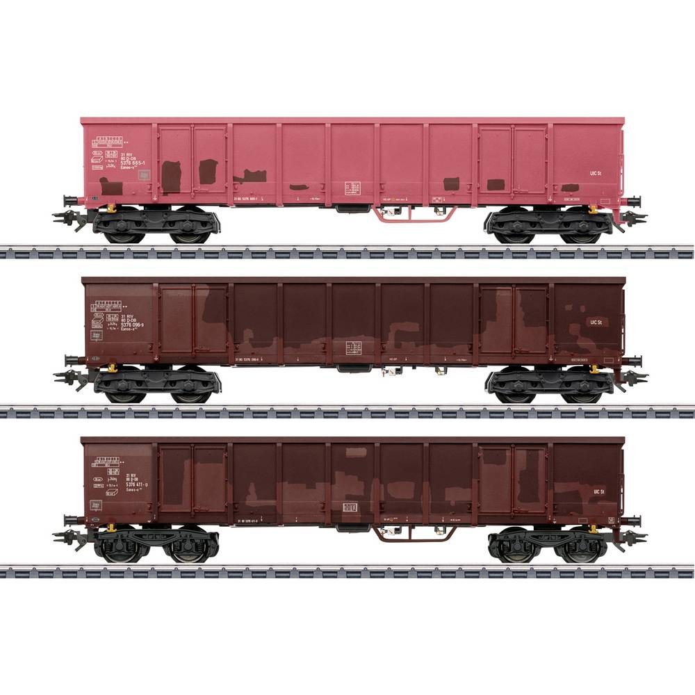[MKN 47188] Marklin :  Wagons Bords Hauts DB AG - AC- Epoque VI
