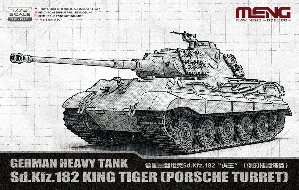 [MNG 72-010] German Heavy Tank SD.Kfz.182 King Tiger (Porsche Turret)