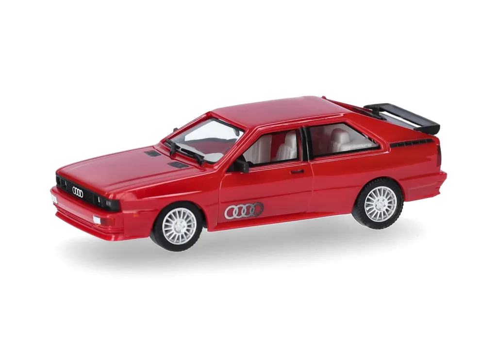 Herpa : Audi Ur-Quattro, rouge tornado [1/87 - HO]