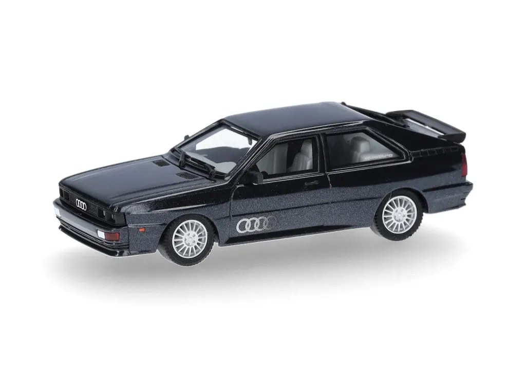 Herpa : Audi classic "Ur-Quattro", amazonas blue metallic [1/87 - HO]